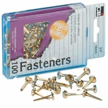 Paper Fasteners, 1", Box of 100