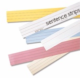 Sentence Strips, White Tagboard