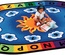 Sunny Day Learn and Play Oval Carpet
