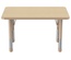 30" x 48" Rectangle T-Mold Adjustable Activity Table with Chunky Leg-Maple Top