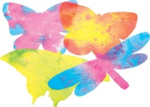 Color Diffusing Paper, Butterflies