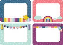 Oh Happy Day Name Tags/Labels, Multi-Pack