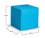 Plastic Base Ten Components, Blue Cube