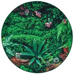 Real Jungle Floor Rug, 6' Round