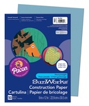 SunWorks® Construction Paper, 9" x 12", Sky Blue