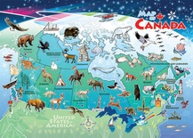 Cobble Hill Canada Map Tray Puzzle