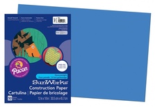 SunWorks® Construction Paper, 12" x 18", Blue