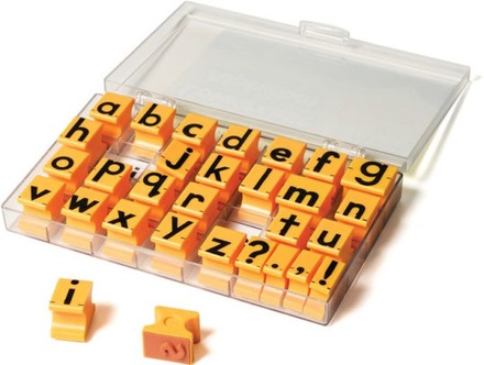 Stamp Set, Regular Size, Lowercase Letters