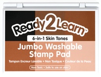 Jumbo 6-in-1 Washable Stamp Pad, Skin Tones