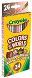 Crayola® Colors of the World Coloured Pencils, 24 colours
