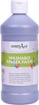 Handy Art® Washable Finger Paint, 16 oz., Silver