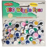Peel 'n Stick Wiggle Eyes, Assorted Colors