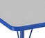 30" x 60" Rectangle T-Mold Adjustable Activity Table -Gray Top/Standard Leg