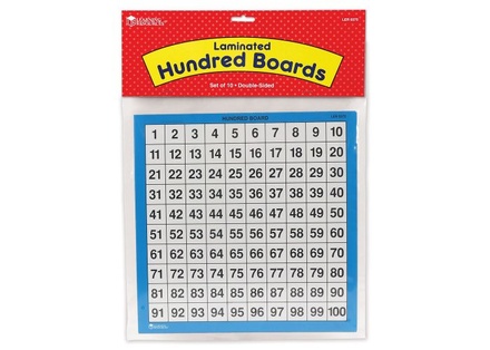 Laminated Hundreds Boards