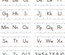 Traditional Manuscript Alphabet Line