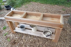 Preschool 3 Tray Outdoor Sensory Table