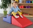 SoftScape Toddler Playtime Step and Slide Climber - Blue/Red