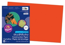 SunWorks® Construction Paper, 12" x 18", Orange