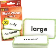 Sight Words Flash Cards: Level B