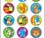 Awesome Animals Stinky Stickers®, Large Round