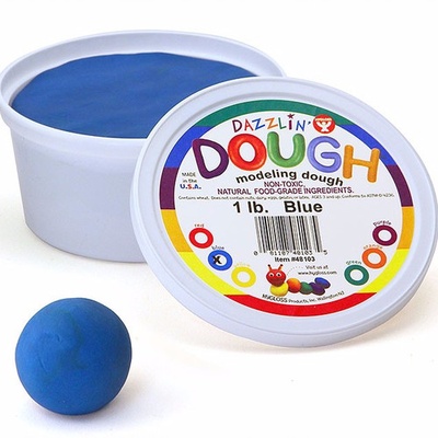 Dazzlin' Dough, Blue, 3 lb. Tub