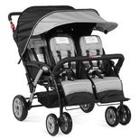 Quad Sport™ 4-Passenger Stroller, Gray