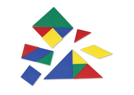 Classpack Tangrams in 4 colors