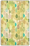 FS - 6 x 9 - Peaceful Spaces Leaf Rug – Tan 1 ONLY