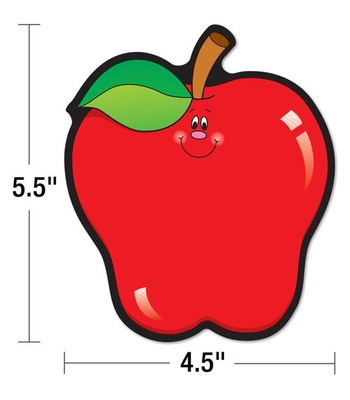 Apples Assorted Colorful Cut-Outs®