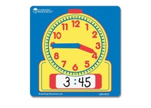Write-On/Wipe-Off Student Clocks, Set of 10