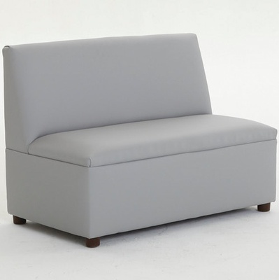 "Just Like Home" Modern Casual Sofa, Enviro-Child Upholstery, Gray