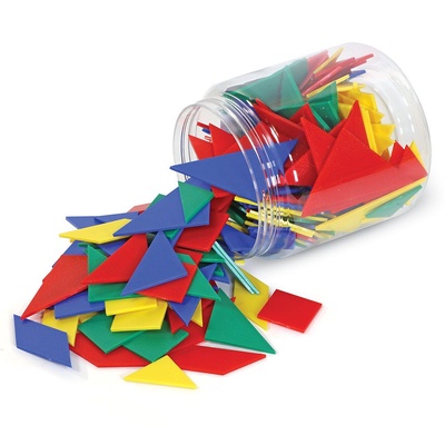 Classpack Tangrams in 4 colors