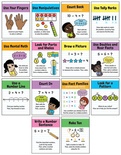 Math Strategies Mini Posters