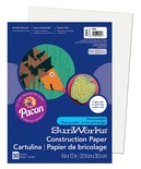 SunWorks® Construction Paper, 9" x 12", White
