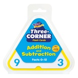 Three-Corner® Flash Cards, Addition and Subtraction