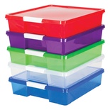 Stack & Store Classroom Project Box, Set of 5 assorted colors