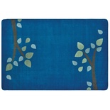 KIDSoft Collection™ - Branching Out Rug – Blue 8' x 12' - Factory Second