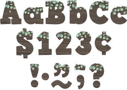 Eucalyptus 4" Bold Block Letters Combo Pack