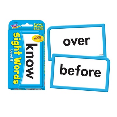 Sight Words-Level B Pocket Flash Cards