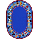 Children of Many Cultures™ Oval Rug