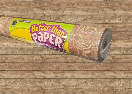 Better Than Paper® Bulletin Board Roll, Rustic Wood