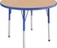 48" Round T-Mold Adjustable Activity Table-Maple Top/Standard Leg