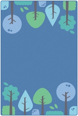 KIDSoft™ Tranquil Trees Carpet, Blue
