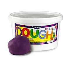 Dazzlin' Dough, Purple, 3 lb. Tub