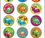 Car-Toons Stinky Stickers®, Large Round