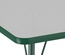 30" x 48" Rectangle T-Mold Adjustable Activity Table - Gray Top/Standard Leg