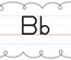 Traditional Manuscript Alphabet Line
