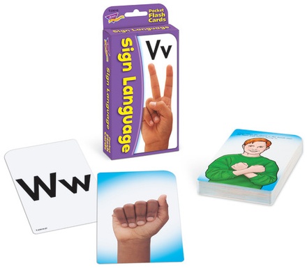 Sign Language Pocket Flash Cards