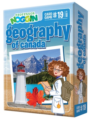 Professor Noggin Geography of Canada Card Game