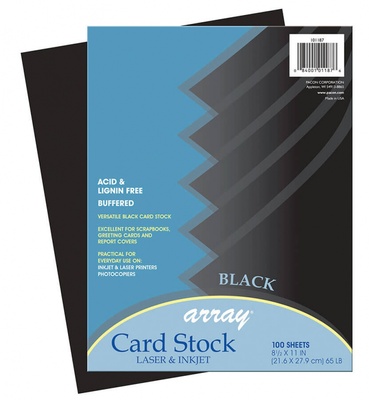 Array® Card Stock, Black